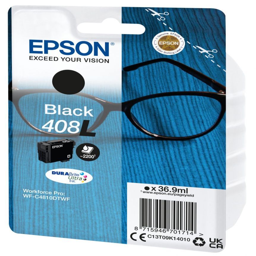 Printer accessories EPSON  408L DURABrite Ultra Ink, Black