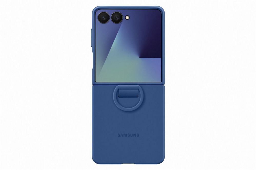 Чехол на заднюю панель Samsung  PF766TNEGWW Ring Case (Silicone) Samsung Galaxy Flip7, Blue