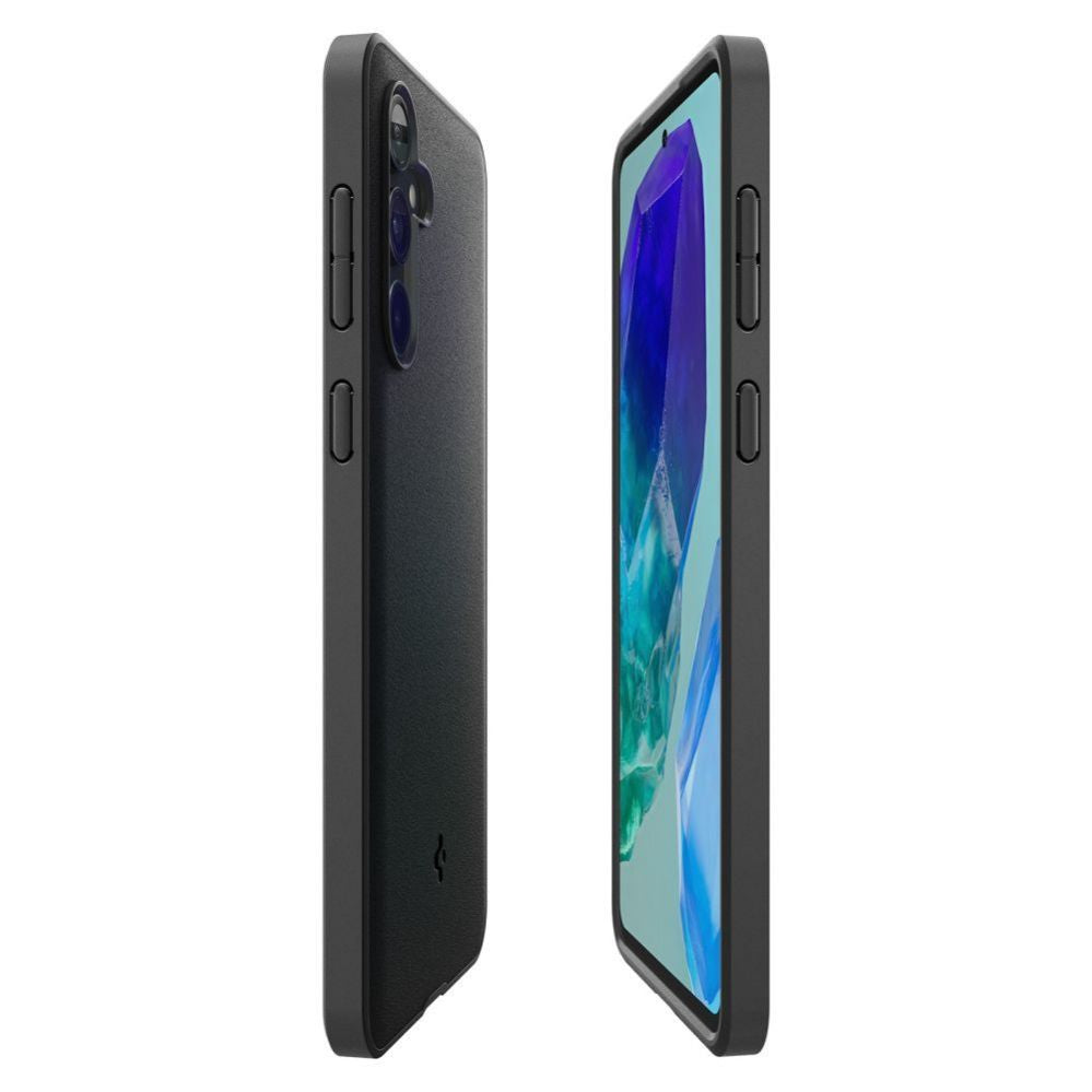 Tagakaaned Spigen - Spigen Essential SandBlast Case for Samsung Galaxy M55 5G - Matte Black