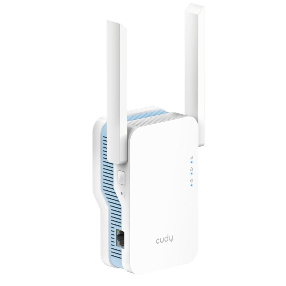 Ruuterid Cudy  RE1200 MeshFlex AC1200 WiFi Mesh Repeater Dual Band AP Mode WPS Signal Light Cudy App White