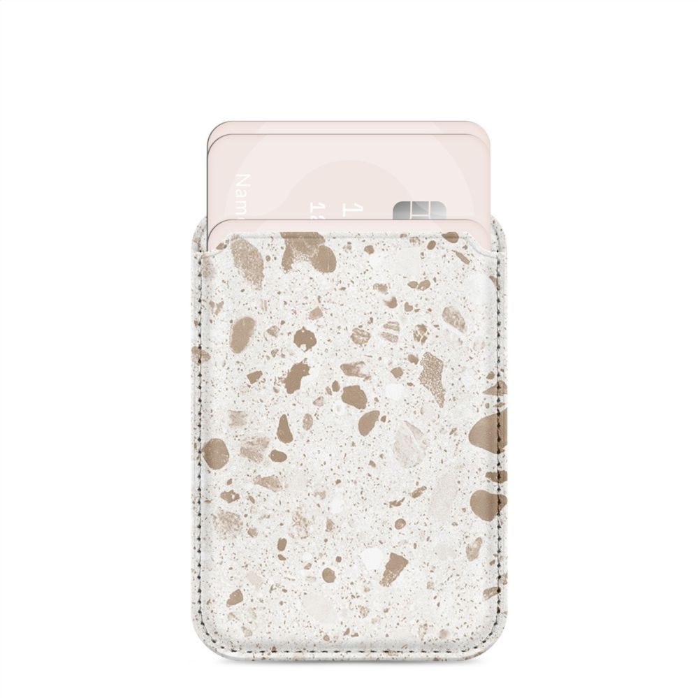 Back panel cover Mio MIO Soft Terrazzo Magsafe Case Compatible Card Holder