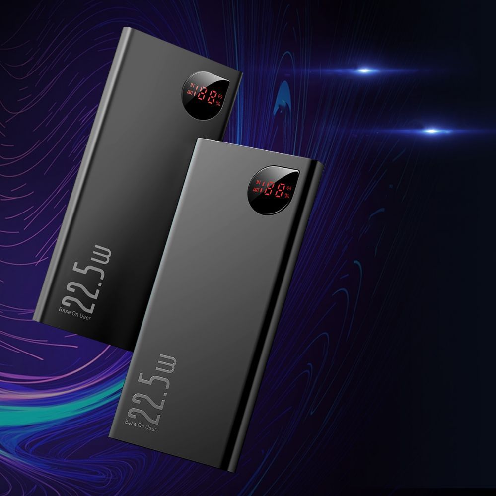 Power bank Baseus  Baseus Adaman Metal power bank with fast charging 10000mAh 22.5W (Overseas Edition 2021) black