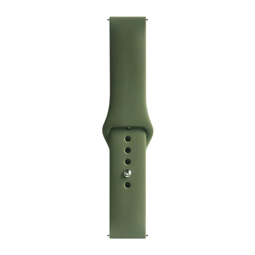 Rihm Evelatus  Evelatus Watch 22mm Silicone Loop Watch Straps (S/M 110mm) Olive