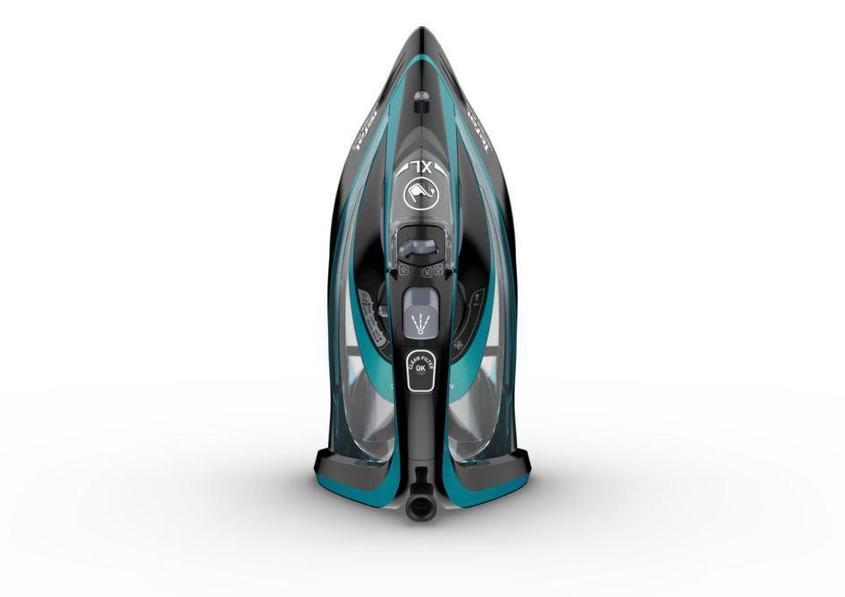 Tefal Iron | Ultimate Pure FV9844E0 | Steam Iron | 3200 W | Water tank capacity 350 ml | Continuous steam 60 g/min | Steam boost 250 g/min | Blue/Black