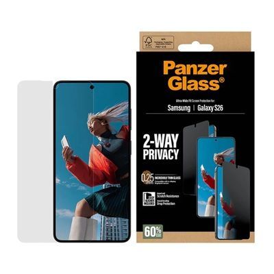 Kaitseklaasid PanzerGlass  PanzerGlass 2-Way Privacy Screen Protector Samsung  Galaxy S26  UWF w. EasyAligner