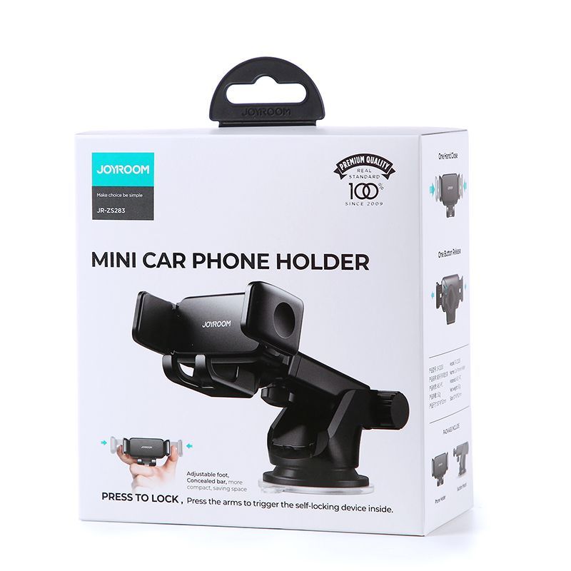 Auto holder Joyroom  Joyroom Car Smartphone Holder for Dashboard Black (JR-ZS283)