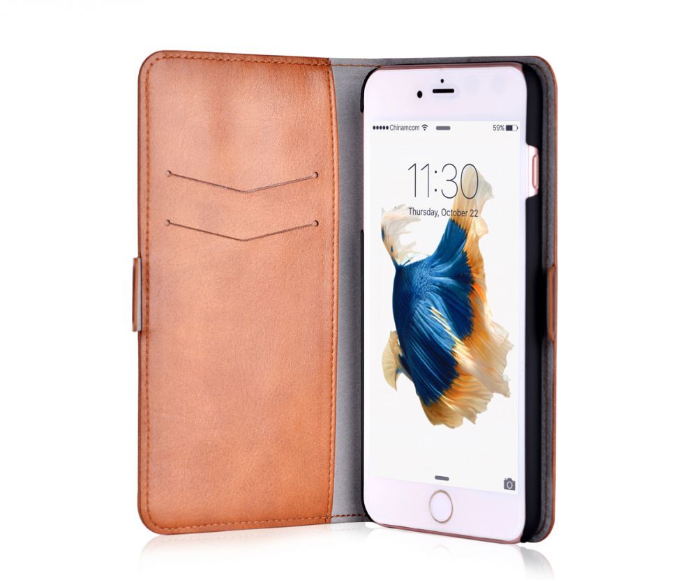 Чехол книжка Devia Apple iPhone X Magic 2 in 1 case Brown