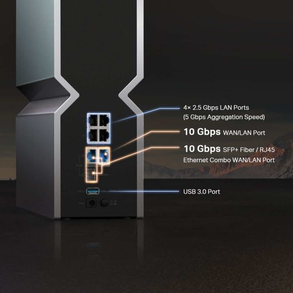 Роутер TP-Link  WRL ROUTER 19000MBPS WI-FI 7/TRI-BAND ARCHER BE800
