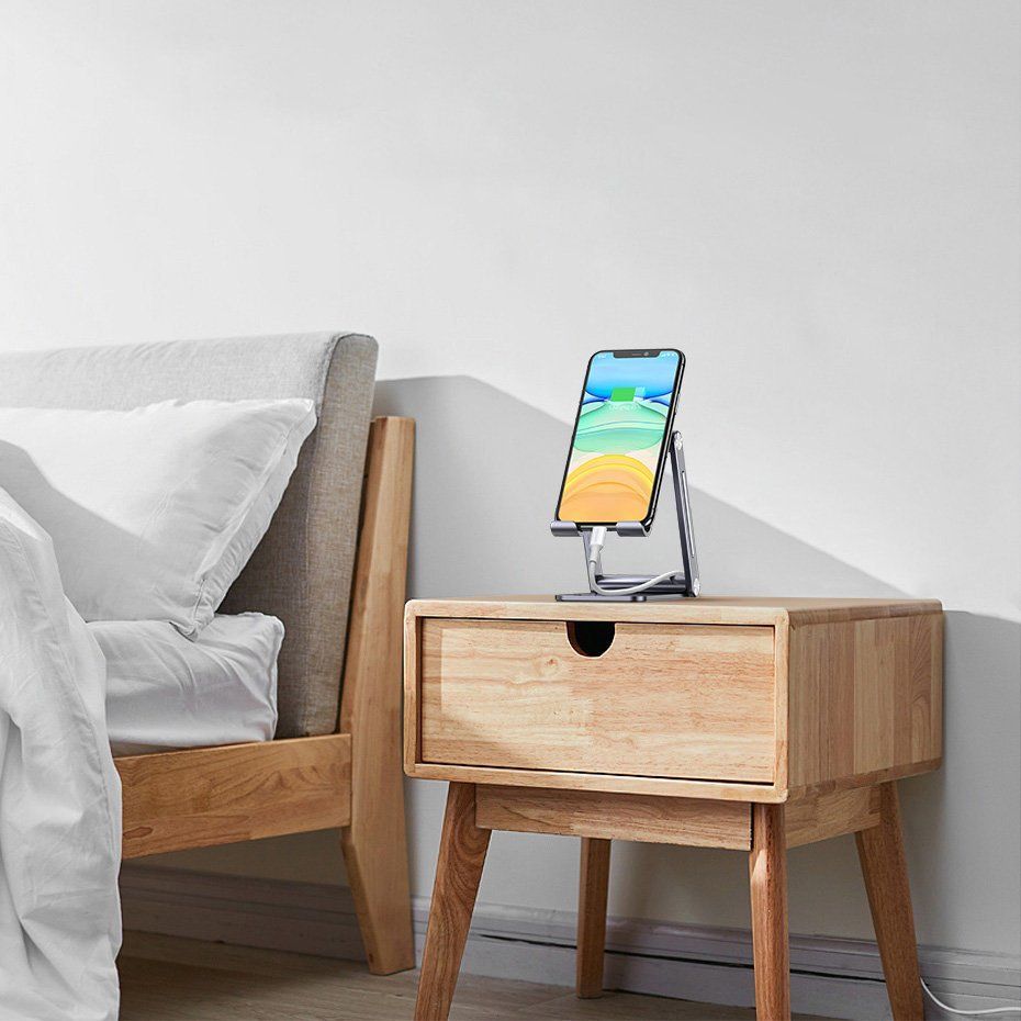 Авто держатель Ugreen  Ugreen metal aluminum folding phone holder tablet gray (LP263 80708)