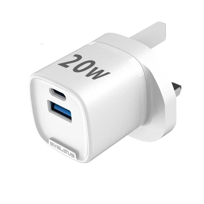 Адаптер Evelatus  Evelatus QuickVolt Adapter20W UK/HK White