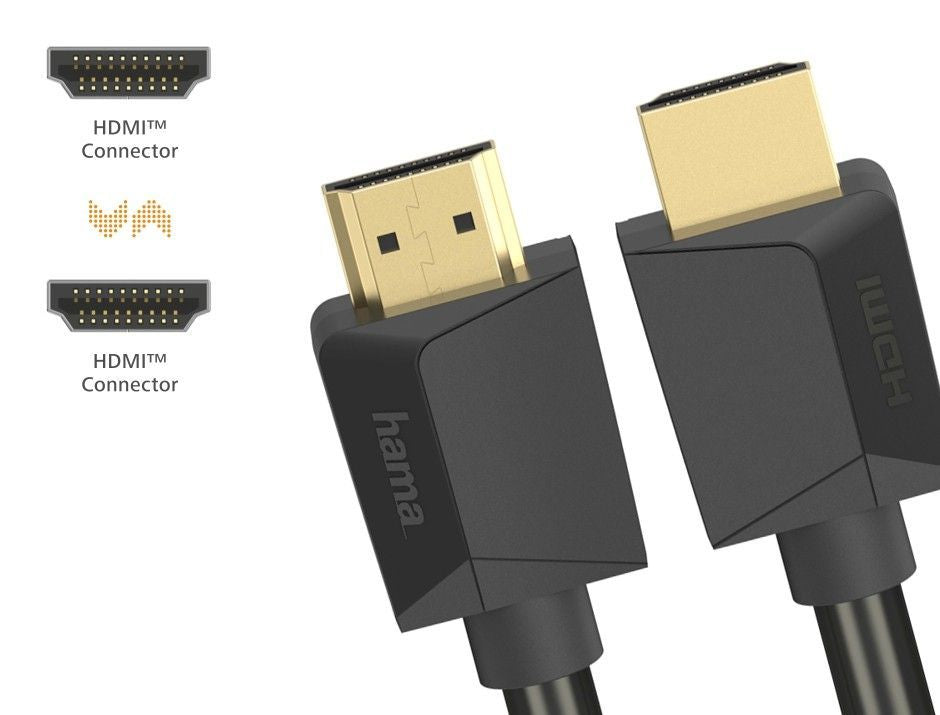 Электротовары и принадлежности Hama  High-Speed HDMI  Cable, 4K, Plug - Plug, Ethernet, 5.0 m