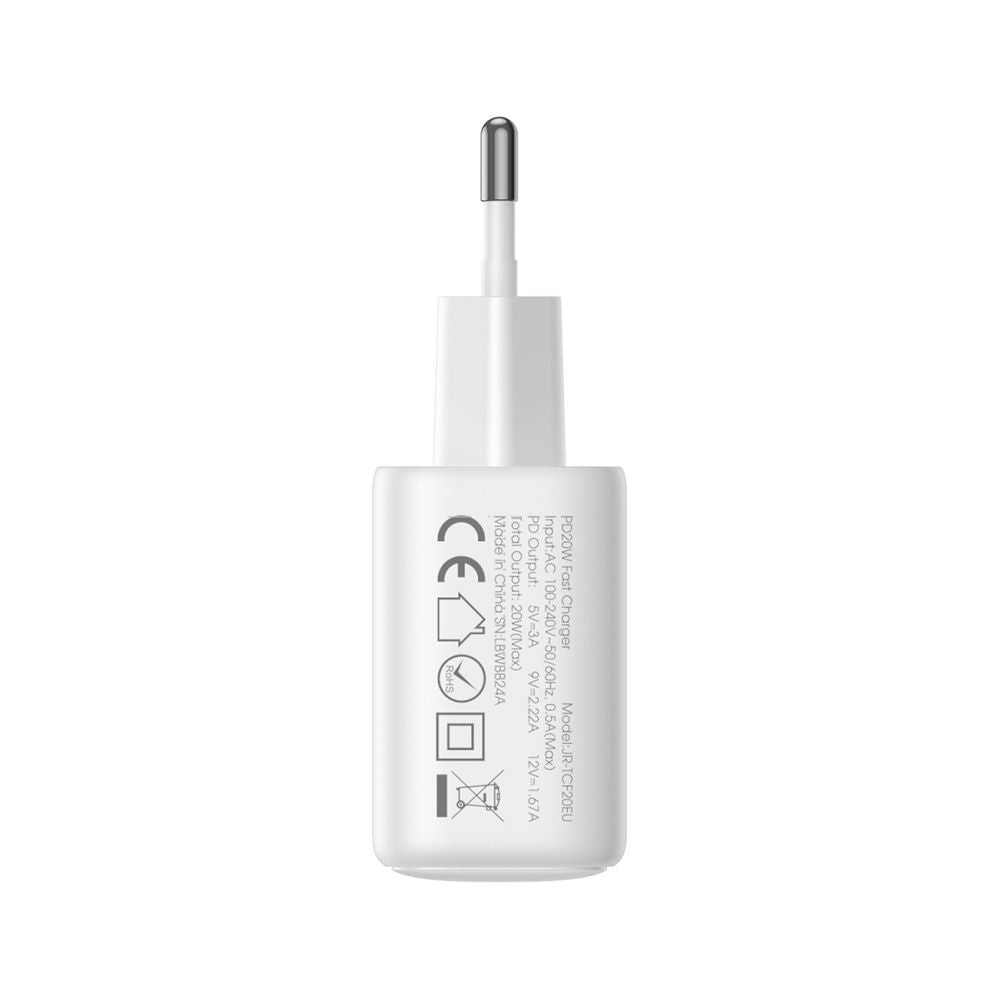 Адаптер Joyroom  Joyroom JR-TCF20 wall charger with a USB-C connector with a power of up to 20W (with USB-C / USB-C cable)