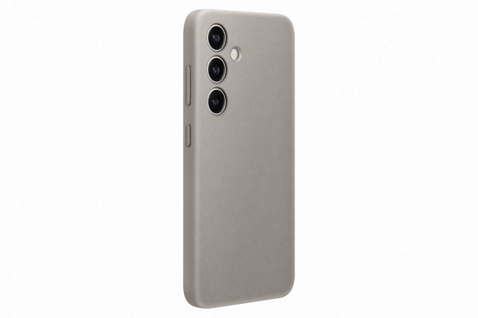 Back panel cover Samsung - FPS921HC Vegan Leather Case  for Samsung Galaxy S24, Taupe