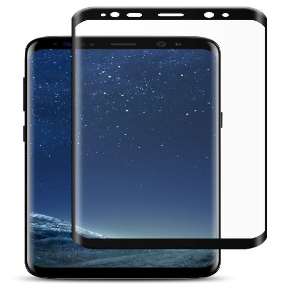 Protective glass Evelatus Samsung Galaxy S8 Plus G955 2.5D Full Cover Japan Glue Glass Anti-Static