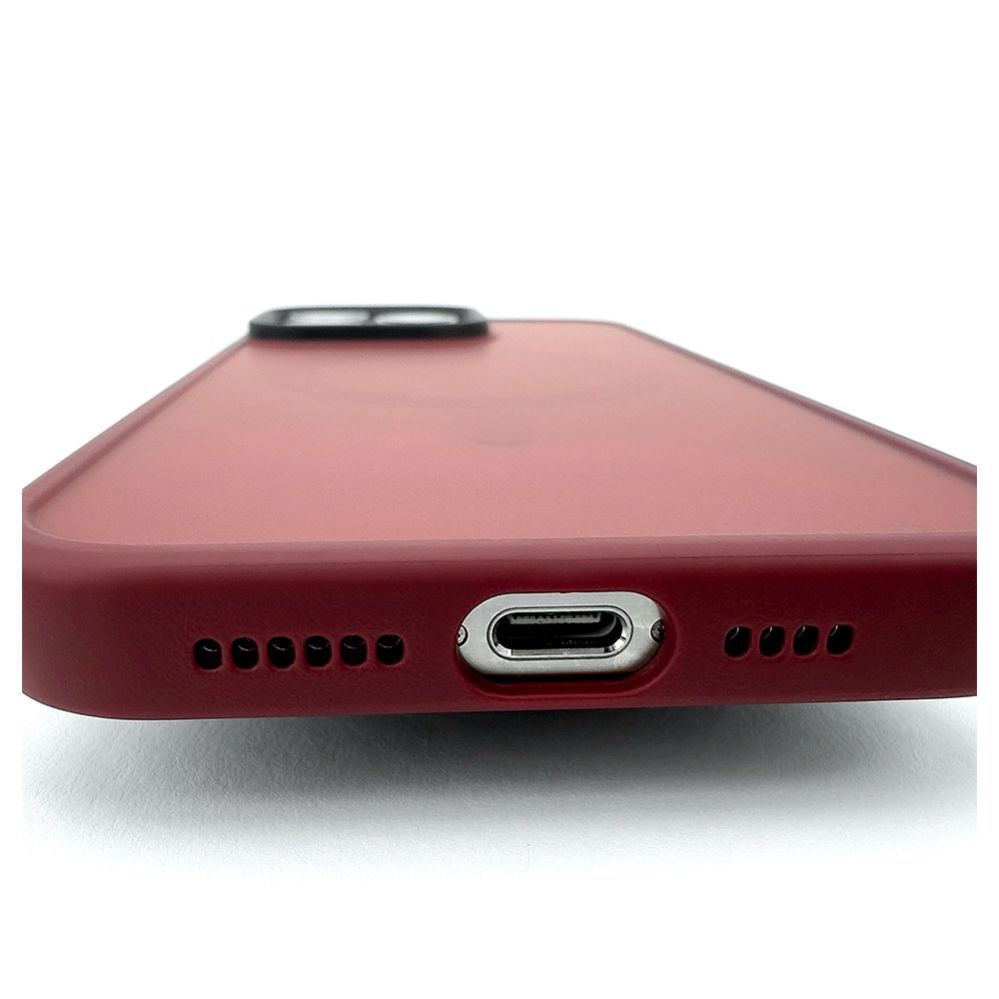 Чехол на заднюю панель Evelatus Apple iPhone 15 Pro Max Hybird Case With Magsafe PC+TPU Plum