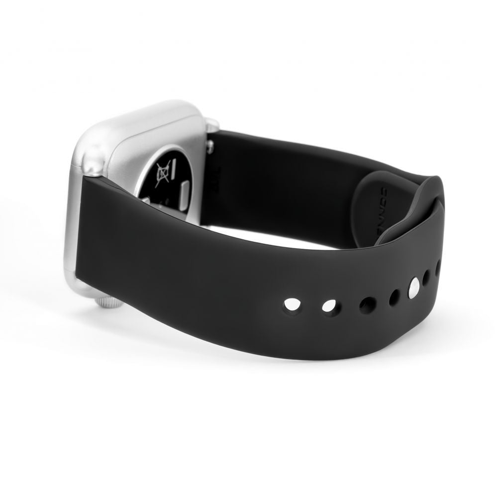 Rihm Connect  20mm Silicone Loop Watch Strap (S/M 110mm) Black