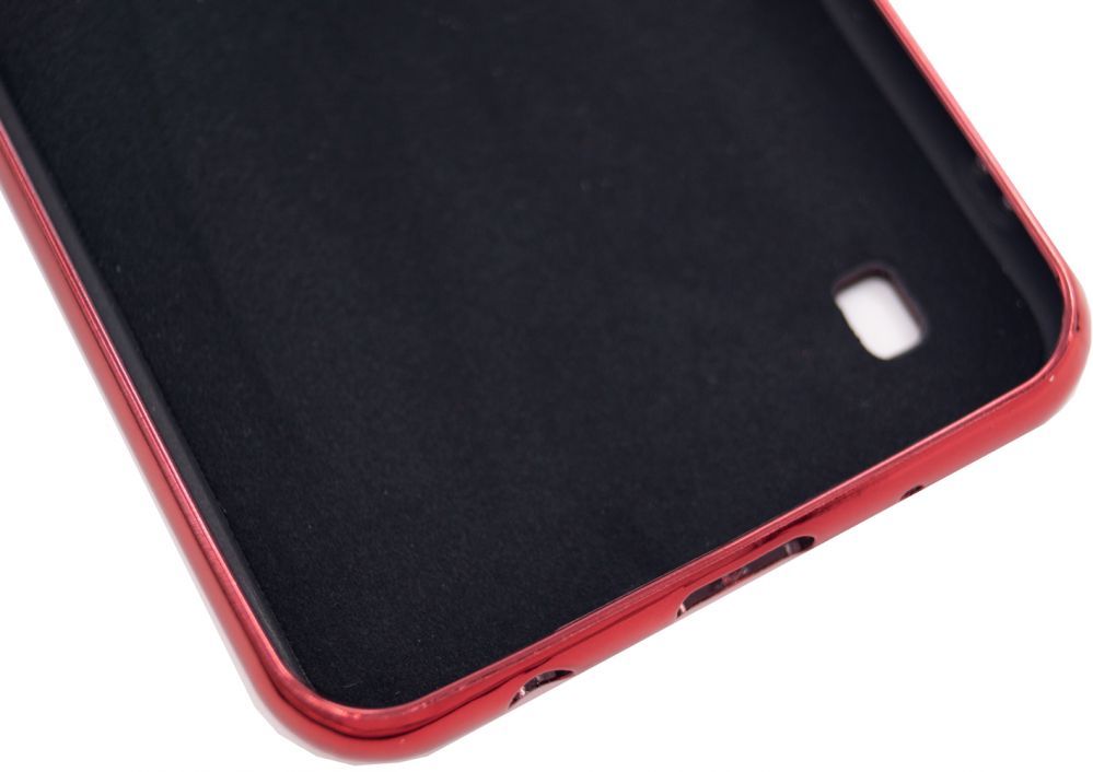 Чехол на заднюю панель Evelatus Samsung Galaxy A10 Water Ripple Full Color Electroplating Tempered Glass Case Red