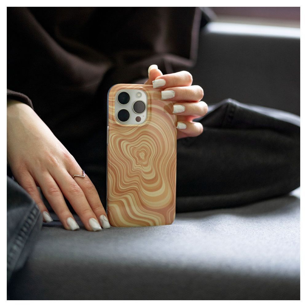 Чехол на заднюю панель Evelatus Apple iPhone 15 Pro Max PC Customized Print Design Desert Gold