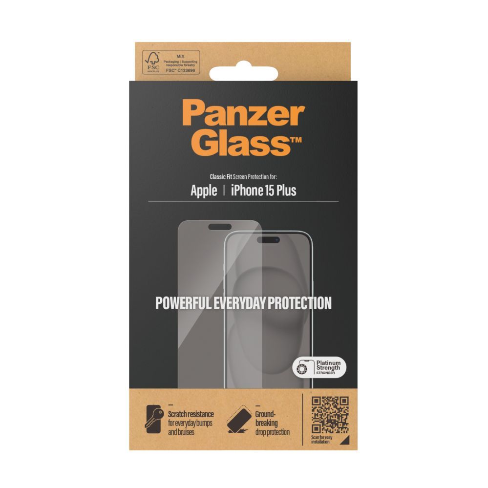 Tagakaaned PanzerGlass  Screen Protector iPhone 2023 6.7 |Classic Fit