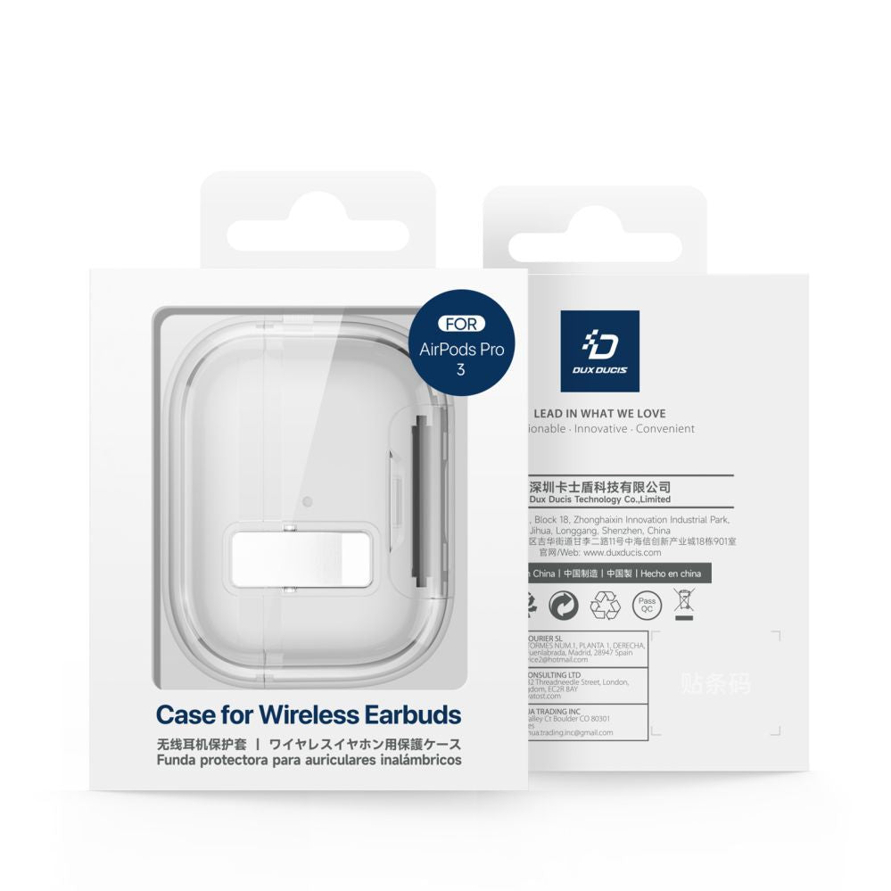 Чехол для наушников Dux Ducis Apple AirPods Pro 3 PC+TPU Case Clear