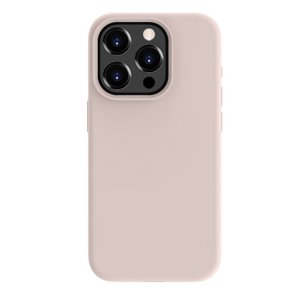 Back panel cover Evelatus Apple iPhone 15 Pro Max Premium Magsafe Soft Touch Silicone Case Pink Sand