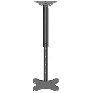 Кронштейн для телевизора NEOMOUNTS BY NEWSTAR  NEOMOUNTS BACK-TO-BACK SCREEN CEILING MOUNT (HEIGHT: 106-156 CM) BLACK