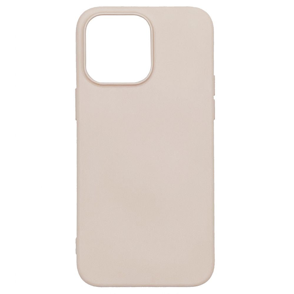 Back panel cover Evelatus Apple iPhone 14 Pro Max 6.7 Nano Silicone Case Soft Touch TPU Beige