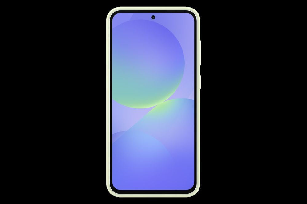 Back panel cover Samsung  PA366CGEGWW Silicone Case Samsung Galaxy A36, Light Green