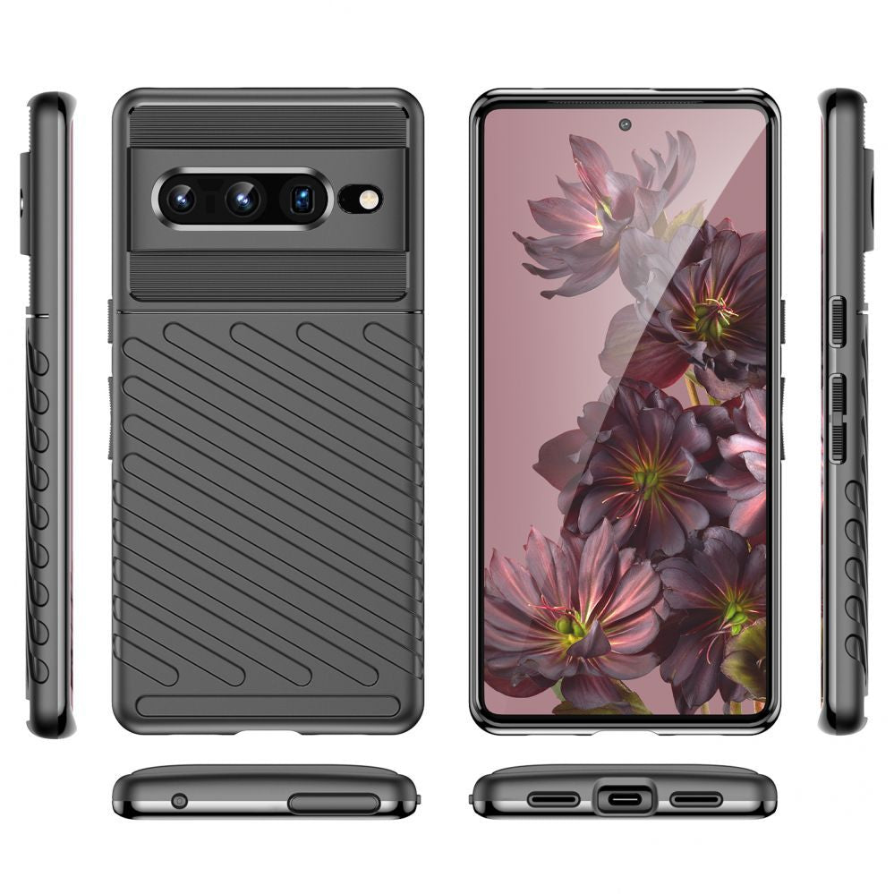 Tagakaaned Hurtel  Thunder Case flexible armored cover for Google Pixel 7 Pro black