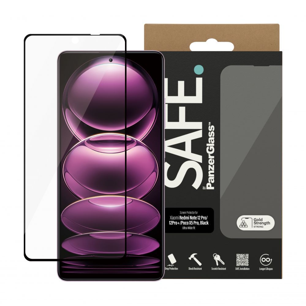 Чехол на заднюю панель PanzerGlass  SAFE by  Screen Protector Xiaomi Mi 12 Pro 5G | Poco X5 Pro | 12 Pro Plus 5G | Ultra-Wi |