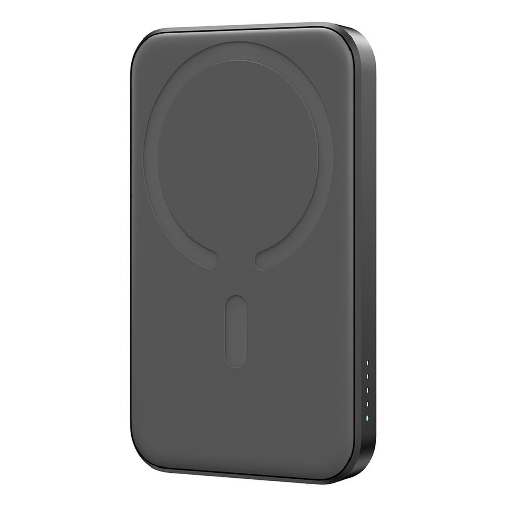 Внешний аккумулятор Joyroom  Powerbank Joyroom JR-W020 Mini 5000mAh USB-A USB-C inductive 20W - black + USB-C / USB-C cable
