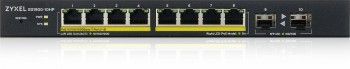 Серверы ZYXEL NETWORKS  ZYXEL GS1900-10HP V2, 8-PORT GBE L2 POE SMART SWITCH + 2 SFP SLOTS, 802.3AT, DESKTOP, FANLESS, 70 WATT (5Y WARRANTY)