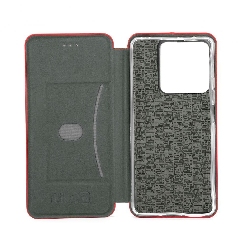 Kaaned - kaaned iLike Xiaomi Redmi Note 13 Pro 5G Book Case Slim Red