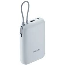 Внешний аккумулятор Xiaomi  Power Bank (Integrated Cable) | 10000 mAh | USB-A/USB-C/USB-C cable | Ice Blue