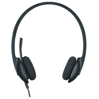 Juhtmevabad kõrvaklapid Logilink  LOGITECH H340 USB Headset black