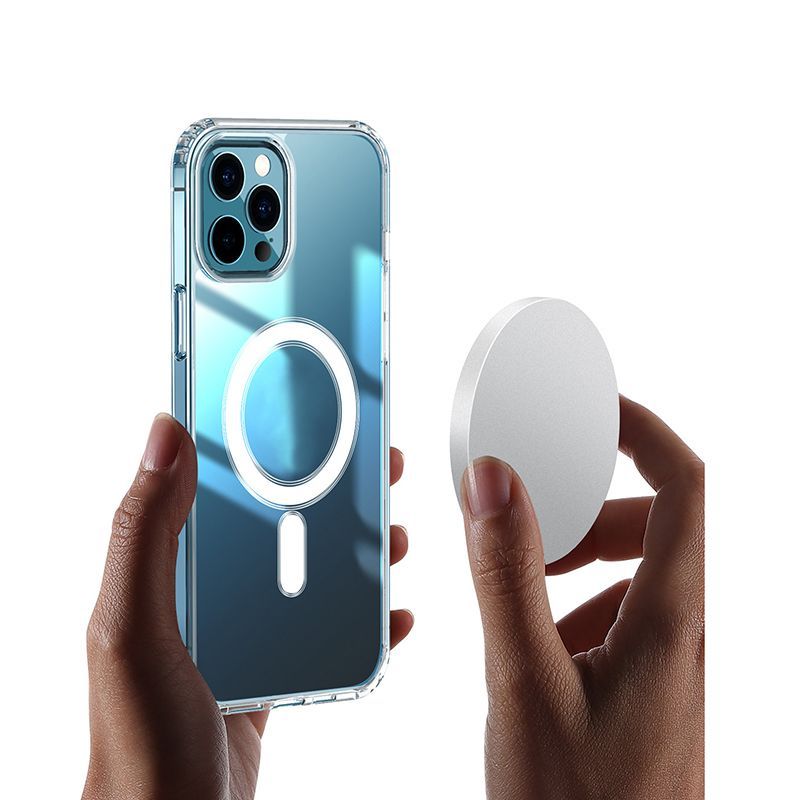 Back panel cover iLike - Anti Shock 1,5 mm Mag case for Samsung Galaxy A17 4G / A17 5G transparent big hole
