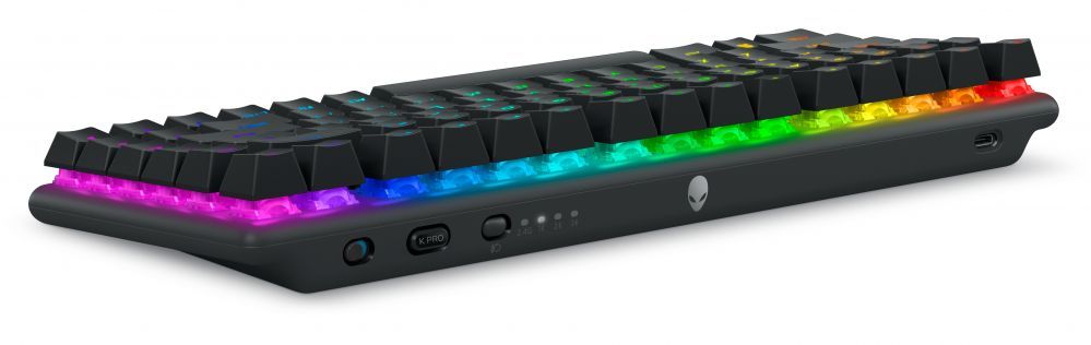 Arvuti klaviatuur Dell  545-BBFQ	Alienware Pro Gaming Keyboard Wireless US Alienware Linear Mechanical Dark Side of the Moon Bluetooth