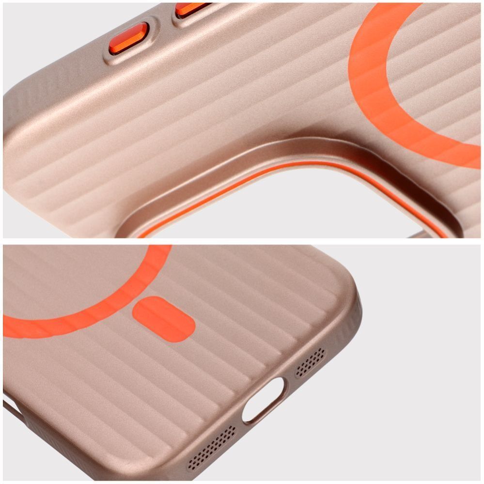 Tagakaaned OEM - Case for iPhone 15 PRO MAX Simply compatible with MagSafe titanium desert