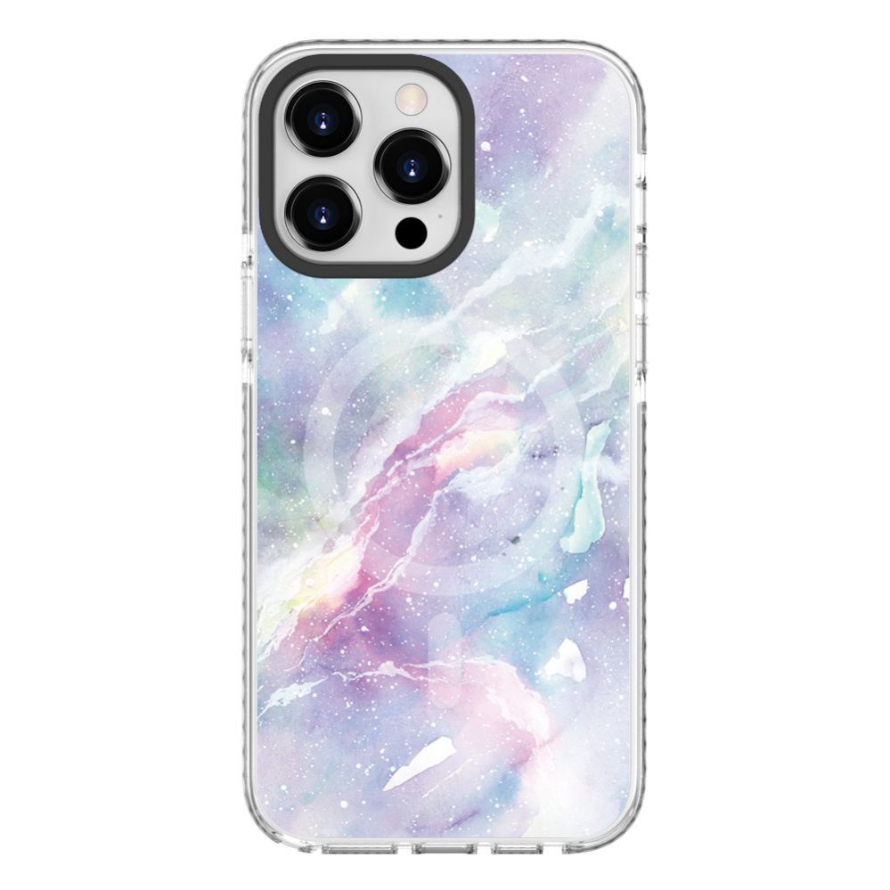 Tagakaaned Evelatus Apple iPhone 15 Pro Max PC+TPU With MagSafe Customized Print Purple
