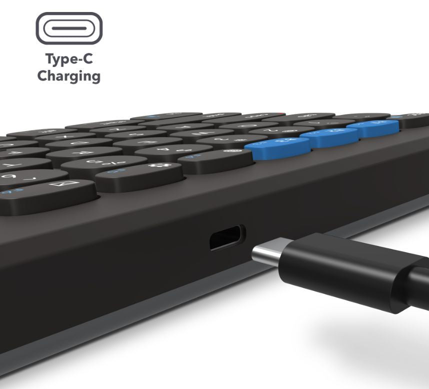Другой аксессуар для компьютера Zagg  ZAGG Pro Keyboard Mid Size-Charcoal-Nordic (wireless charging on mat)