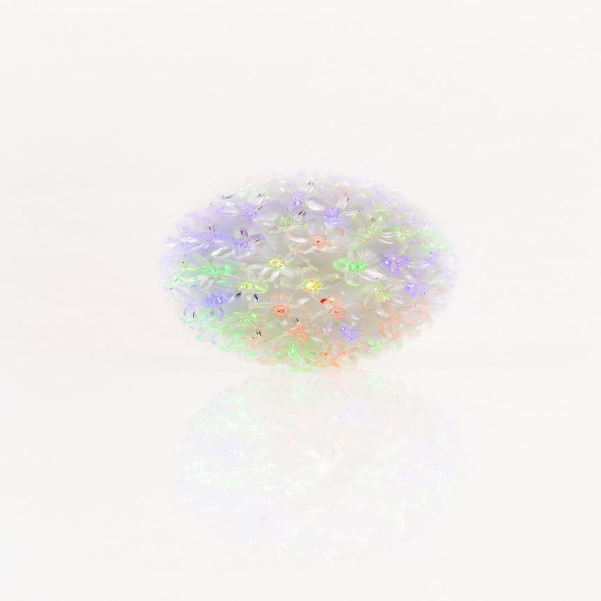 Sisevalgustid iLike N/A Bumba ar puķēm RS-209 100LED D-14cm Multi Color