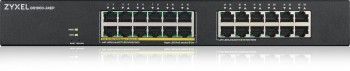 Serverid ZYXEL NETWORKS  ZYXEL GS1900-24EP, 24-PORT GBE L2, 12 PORT POE SMART SWITCH, RACKMOUNT, 130 WATT (5Y WARRANTY)