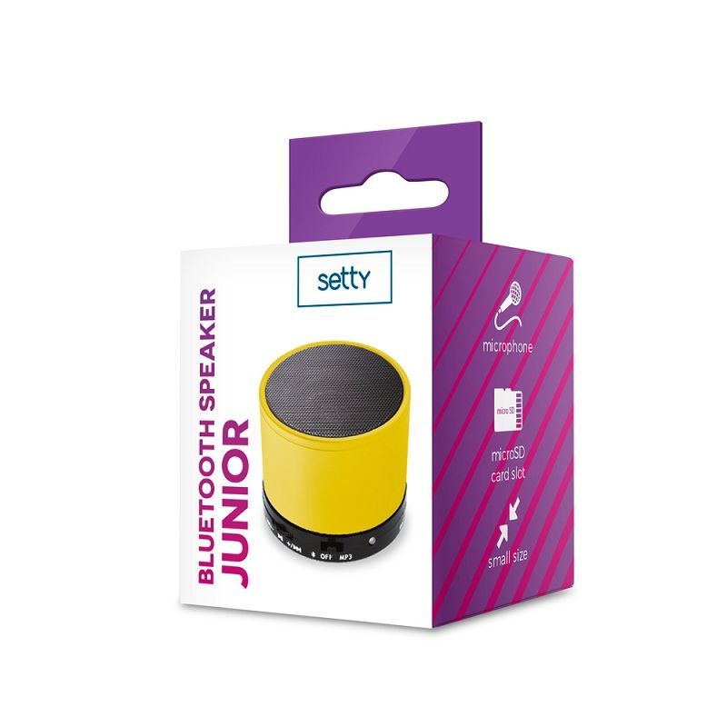 Беспроводная колонка Setty  Junior bluetooth speaker Yellow