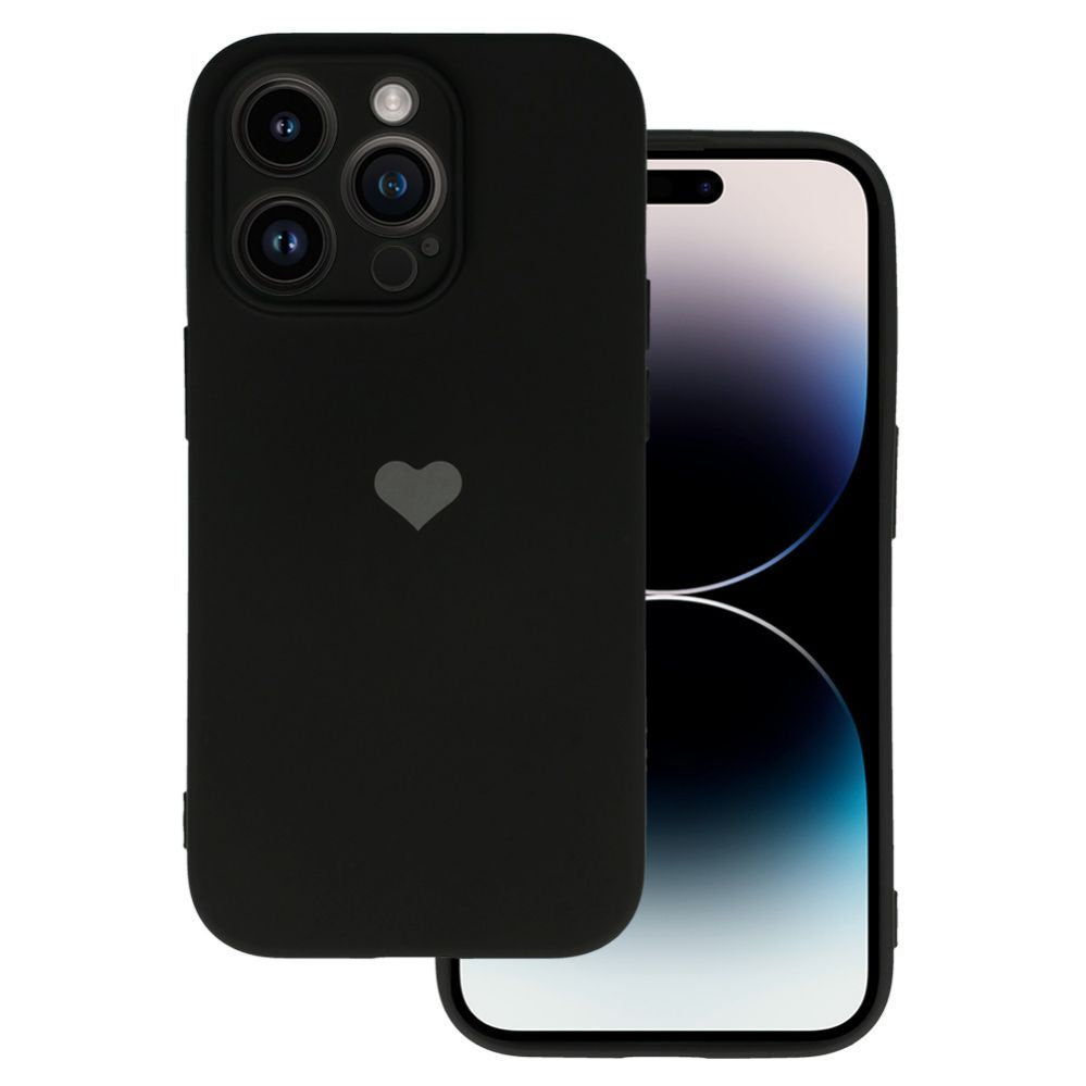 Tagakaaned Vennus Samsung GALAXY A13 4G PATTERN SILICONE HEART CASE FOR Black
