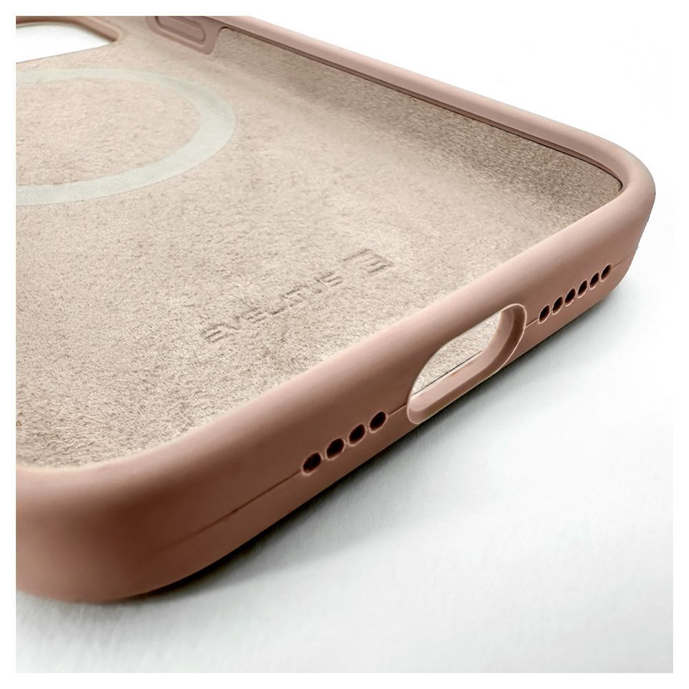 Чехол на заднюю панель Evelatus Apple iPhone 15 Pro Premium Magsafe Soft Touch Silicone Case Pink Sand