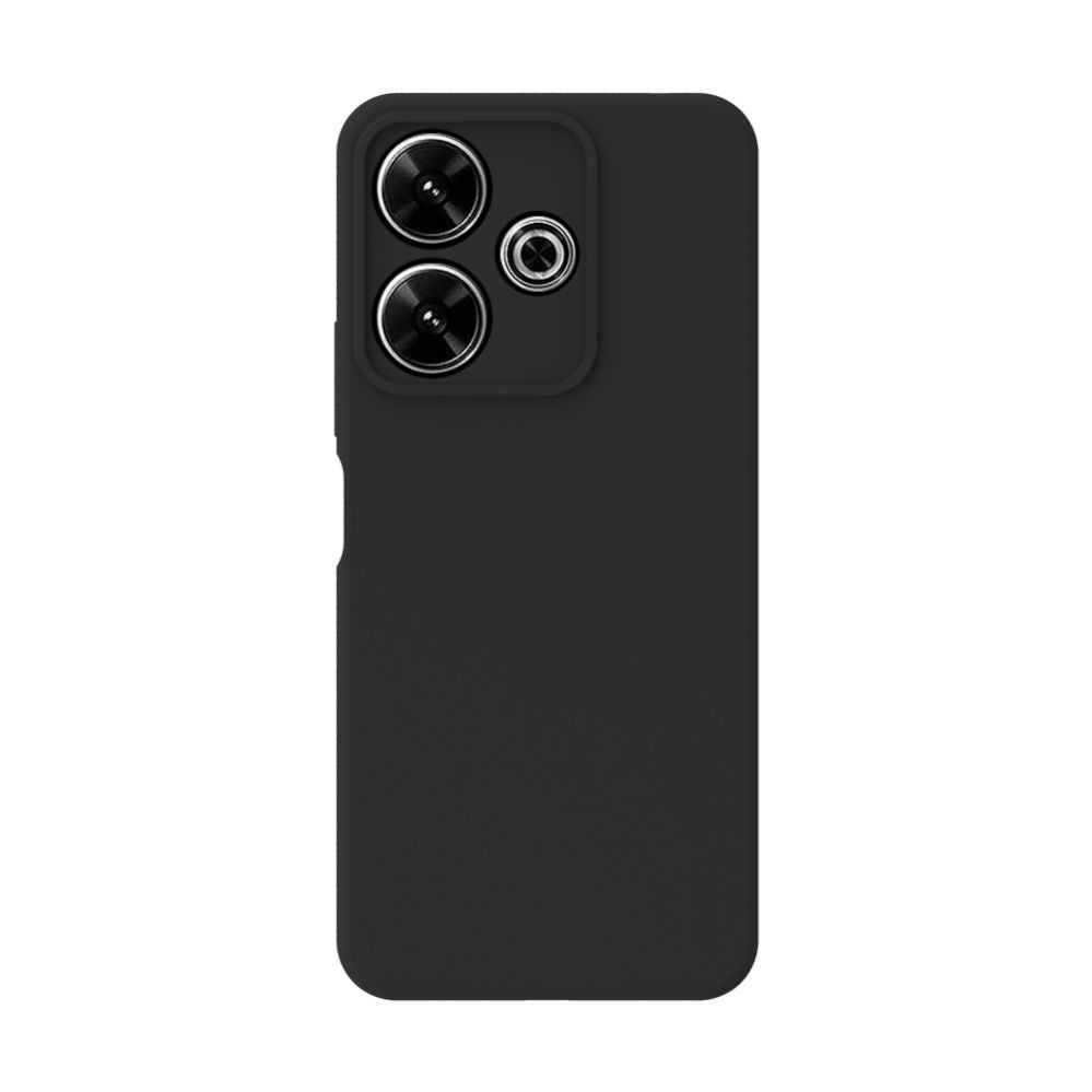 Чехол на заднюю панель Connect Xiaomi Poco X6 Premium Quality Soft Touch Silicone Case Black