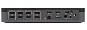Серверы Targus  TARGUS USB-C UNIVERSAL QUAD 4K (QV4K) DOCKING STATION WITH 100W POWER DELIVERY