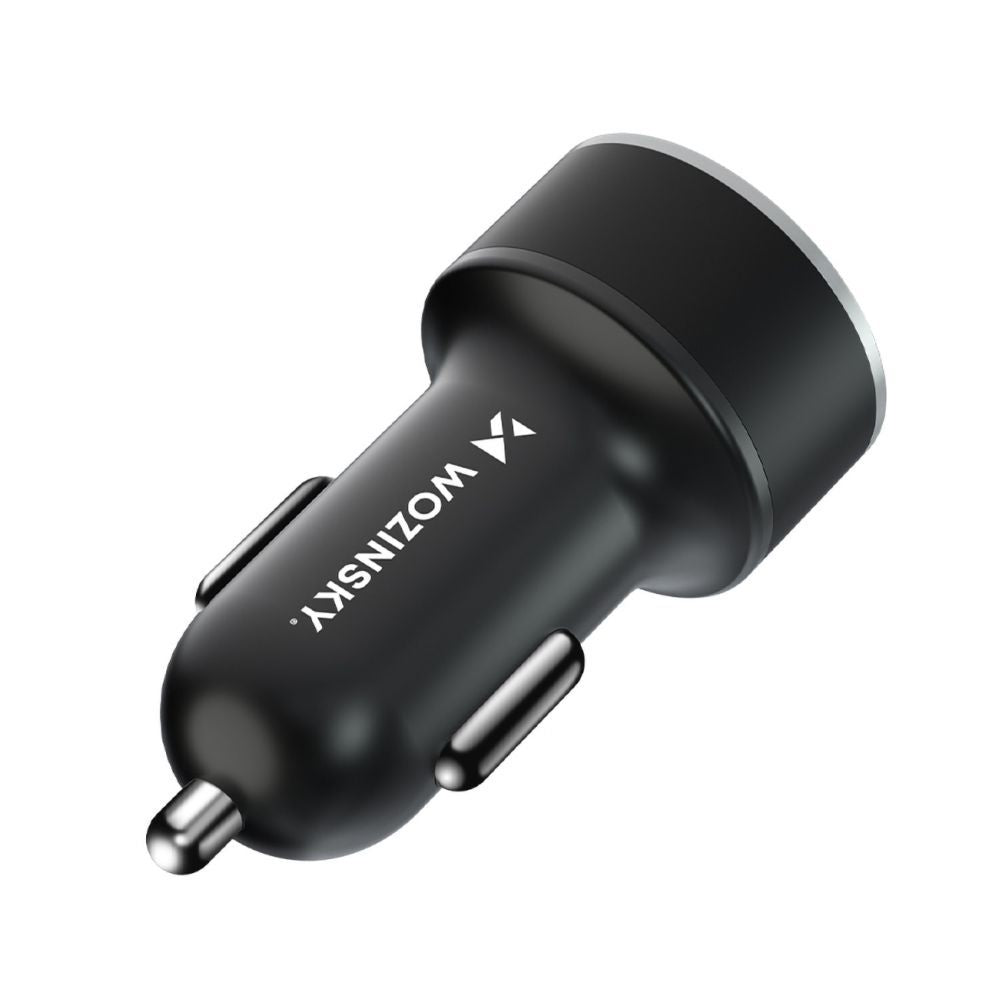 Adapter Wozinsky  Wozinsky WDCCAC USB-C USB-A 36W Car Charger - Black