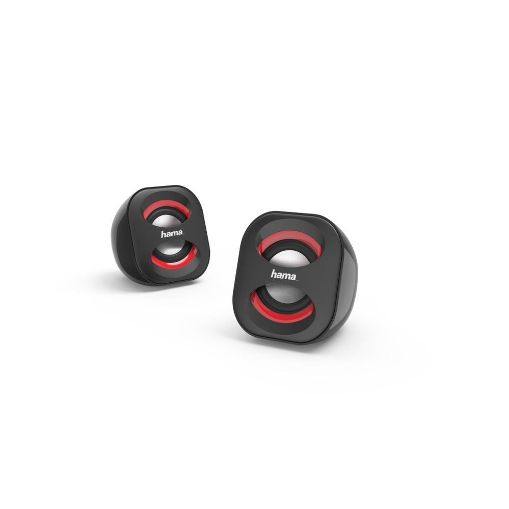 Juhtmevabad kõlarid Hama  Sonic Mobil 183 Notebook Speaker Black Red