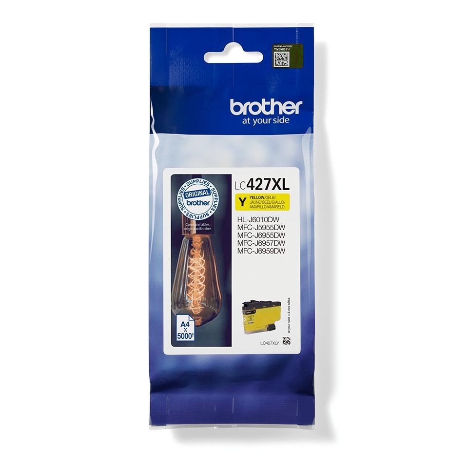 Tarvikud ja tarvikud Brother  LC427XLY Ink Cartridge, Yellow